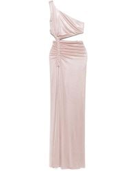 Nissa - Open-Back Ruched Maxi Dress - Lyst