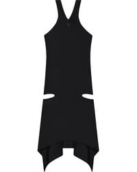 Courreges - Criss-Cross Jersey Mini Dress - Lyst