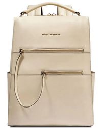 Piquadro - Patricia Leather 14" Backpack Backpack - Lyst