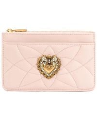 Dolce & Gabbana - Medium Devotion Quilted Card Holder - Lyst