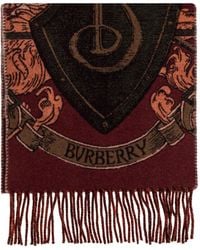 Burberry - Sciarpa Con Frange - Lyst