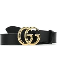 Gucci - Gg Marmont Leather Belt - Lyst