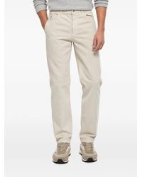Brunello Cucinelli - Pantalon Droit À Poches Multiples - Lyst