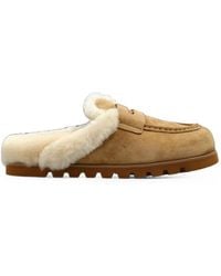 Naked Wolfe - Corded Shearling-Lined Mules - Lyst