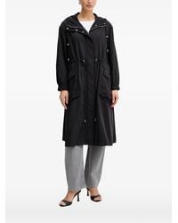 Trussardi - Drawstring-Waist Parka Coat - Lyst