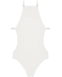 Courreges - Bañador Con Aberturas - Lyst