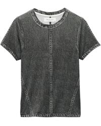 Rag & Bone - Camiseta con cuello redondo - Lyst