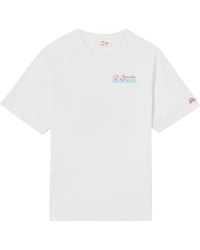 MC2 Saint Barth - Delmar T-Shirt With St. Barth Weekender Print And Maxi Graphic On The Back - Lyst