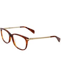 Rag & Bone - Tortoiseshell-Effect Rectangle-Frame Glasses - Lyst