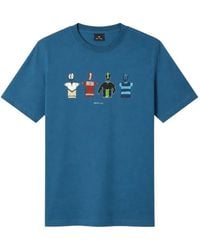 Paul Smith - Cycle-Jersey-Print T-Shirt - Lyst