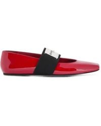 Givenchy - Sliced Square Ballerinas - Lyst