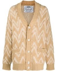 Missoni - Zigzag-knit Wool Cardigan - Lyst