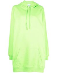 MSGM - Robe-Pull À Logo Imprimé - Lyst