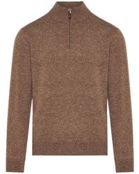 Canali - Poloshirt mit Reißverschluss - Lyst