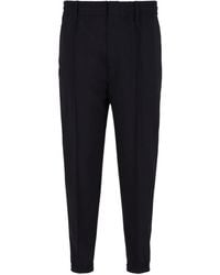 Emporio Armani - Pantalones ajustados con pinzas - Lyst