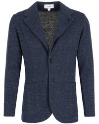 Lardini - Blazer Con Bolsillo De Parche - Lyst