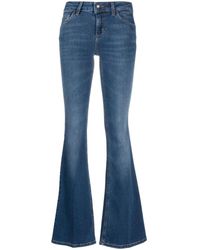 Liu Jo - Low-rise Flared Jeans - Lyst