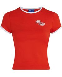 Karl Lagerfeld - T-Shirt Mit Logo-Print - Lyst