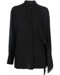 Givenchy - Camisa con detalle de fular - Lyst