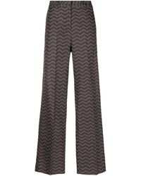 Missoni - Zigzag-woven Straight-leg Trousers - Lyst