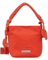 KARL LAGERFELD - Rope-Handle Logo-Plaque Bucket Bag - Lyst