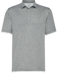 Brunello Cucinelli - Poloshirt mit kurzen Ärmeln - Lyst