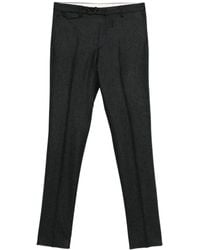 Tagliatore - Virgin Wool Straight-Leg Trousers - Lyst