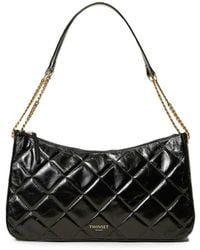 Twinset - Large Liliane Quilted Leather Bag - Lyst