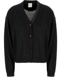 Paul Smith - Cárdigan Con Botones En Contraste Y Cuello En V - Lyst