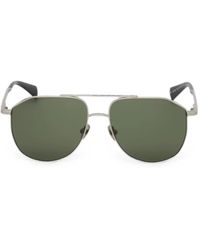 AllSaints - Geometric-Frame Pilot Sunglasses - Lyst