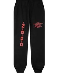 D-R-G-N - Origins Bleached Logo Track Pants - Lyst