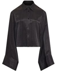 MM6 by Maison Margiela - Chemise À Motif En Jacquard - Lyst