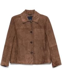 Max Mara - Leather Jacket - Lyst