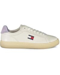 Tommy Hilfiger - Baskets Court À Patch Logo Et À Lacets - Lyst