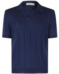 Gran Sasso - Ribbed-Knit Polo Shirt - Lyst