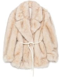 Sportmax - Rosaria Faux-Fur Coat - Lyst