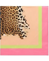 Roberto Cavalli - Pop Print Silk Scarf - Lyst