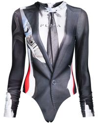 OTTOLINGER - X Puma Abstract-print Bodysuit - Lyst