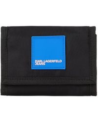 Karl Lagerfeld - Cartera plegable con parche del logo - Lyst
