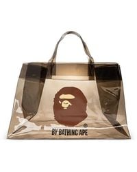 A Bathing Ape - Ape Head-Print Tote Bag - Lyst