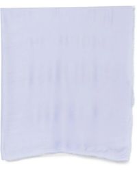 Blugirl Blumarine - Logo-Jacquard Frayed Scarf - Lyst