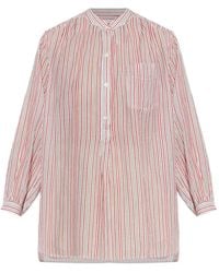Isabel Marant - Saocha Striped Button Shirt - Lyst