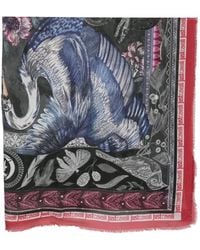 Just Cavalli - Schal Mit Print - Lyst