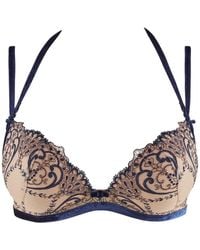 Aubade - Coeurs Enlacés Embroidered Push-Up Bra - Lyst