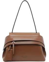 Tod's - Wave Leather Shoulder Bag - Lyst