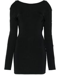 David Koma - Cut-Out Long-Sleeve Mini Dress - Lyst