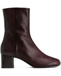 Lemaire - 55Mm Anatomic Round-Toe Boots - Lyst