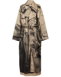Jean Paul Gaultier - Trompe-L'Oeil Belted Trench Coat - Lyst