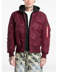 Alpha Industries - Ma-1 D-Tec Jacke Mit Stickerei - Lyst
