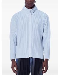 Homme Plissé Issey Miyake - Pleated Zip-Up Jacket - Lyst